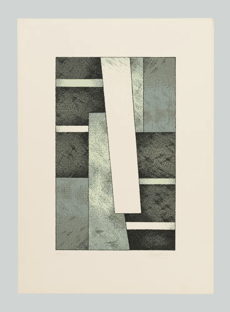 Сериграфия Galli - Composizione (Tav. E)