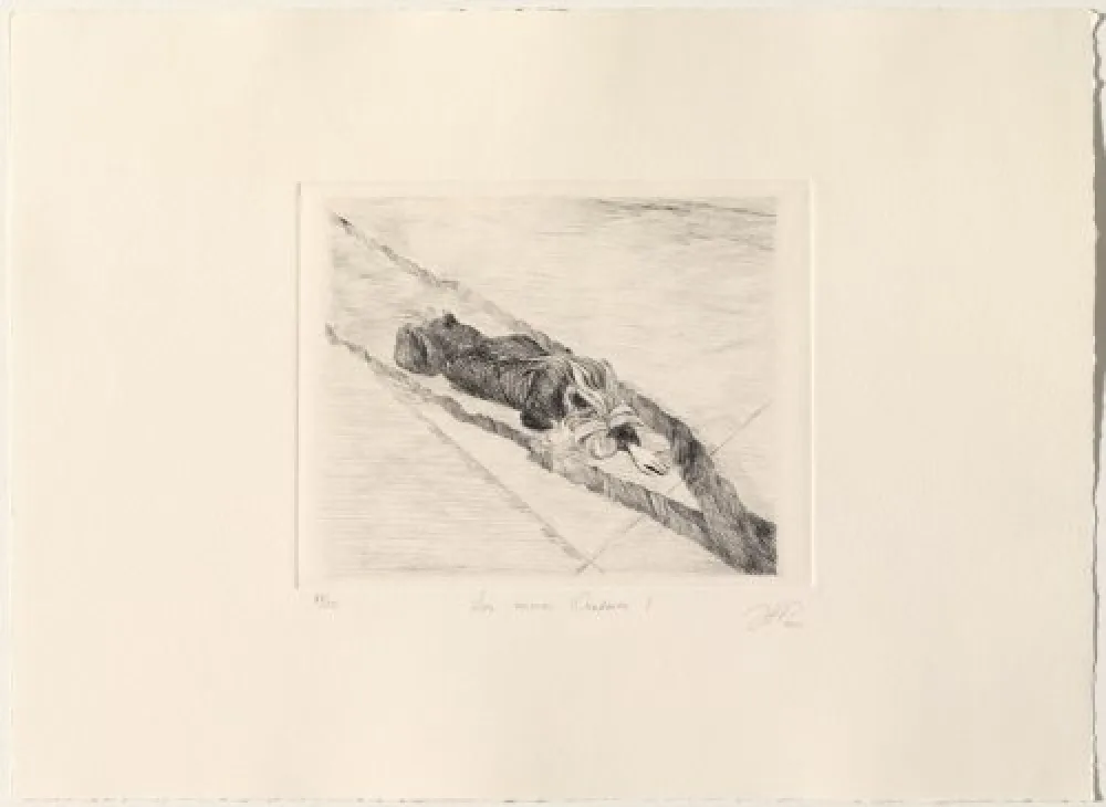 Гравюра Сухой Иглой Gamarra - Los nuevos Oradores I