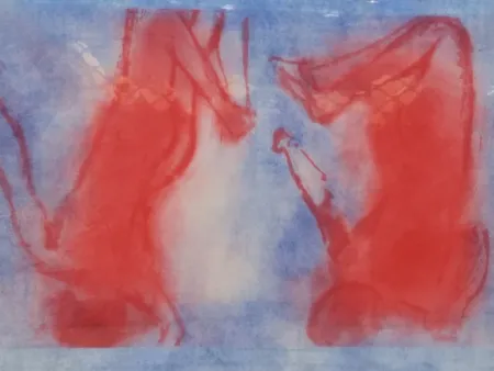 Литография Garache - Bleue 1V