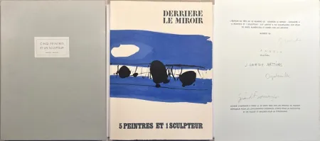 Иллюстрированная Книга Garache - CINQ PEINTRES ET UN SCULPTEUR. Derrière le Miroir n°150. Tirage de Luxe (Capdeville, Garache, Fromanger) 1965