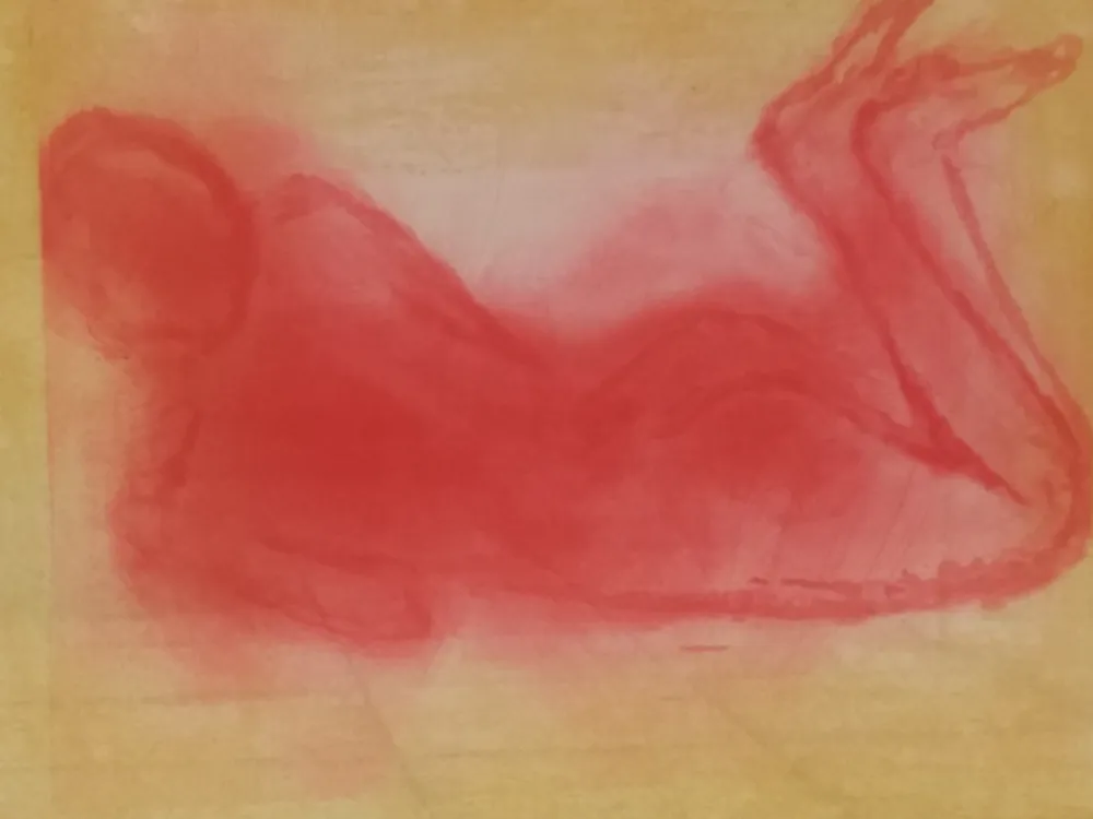 Литография Garache - Nude figure