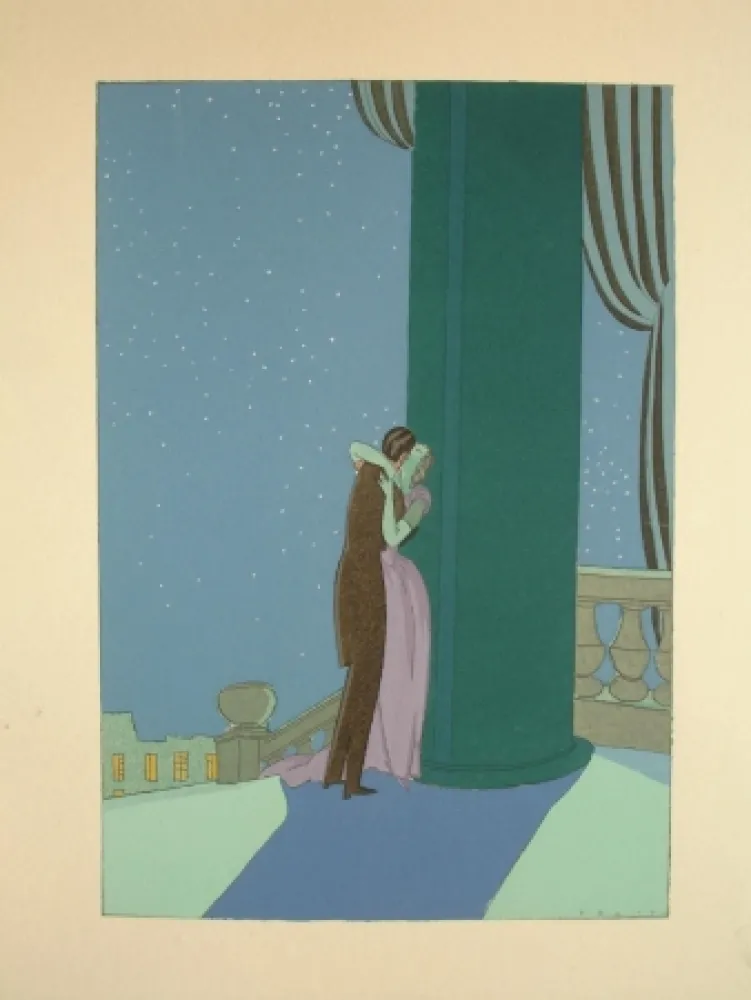 Трафарет Garcia Benito - Le Testament. Nouvelle en prose par monsieur Paul Bourget de l'Academie Française.