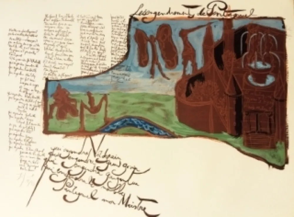 Литография Garouste - Les engendrements de Pantagruel