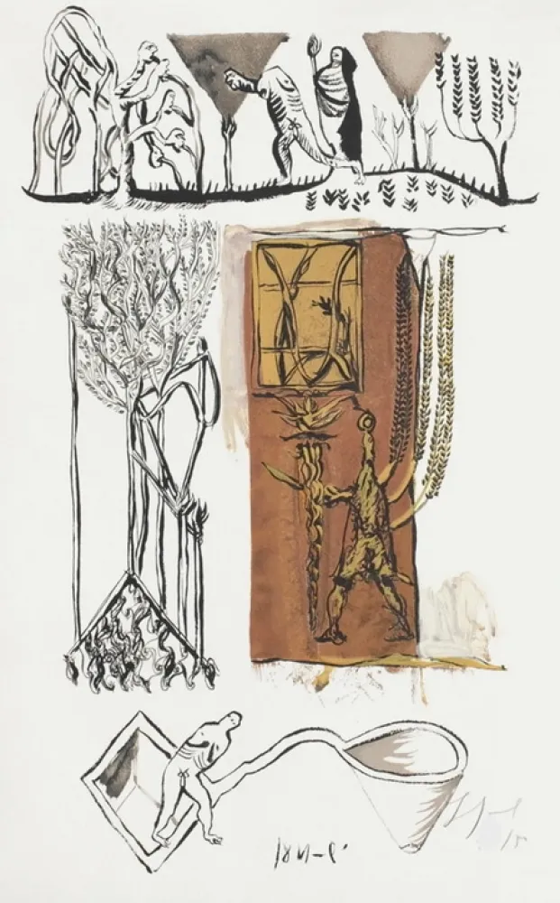 Литография Garouste - Sans titre 1