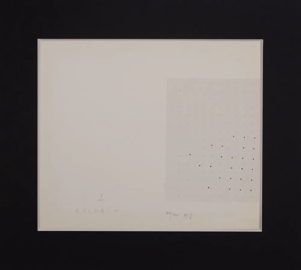 Сериграфия Gastini - Lettera A