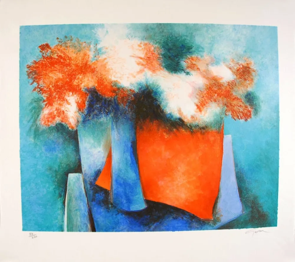 Литография Gaveau - Impressions florales