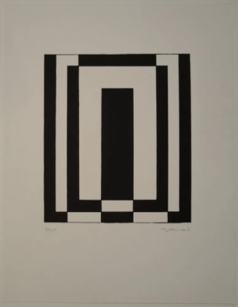 Литография Gebhard - Zeitzeichen