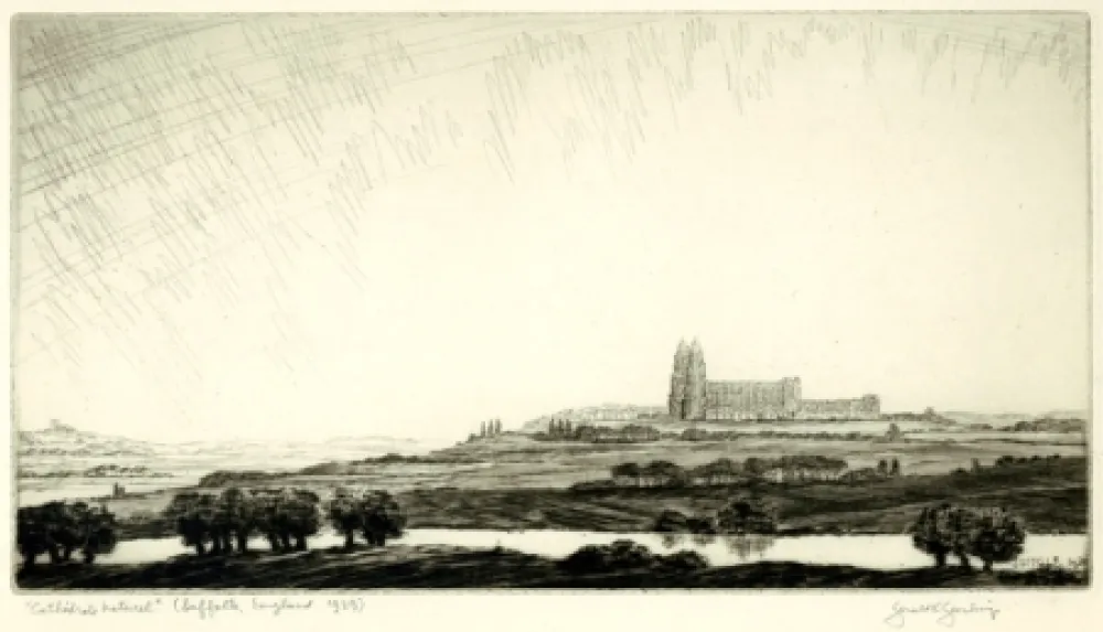 Гравюра Сухой Иглой Geerlings - Cathédrale Naturelle