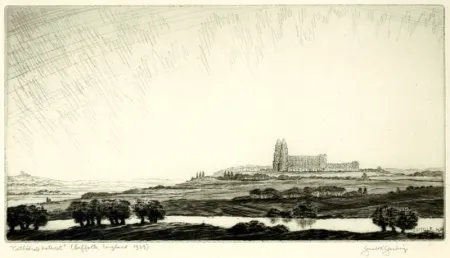 Гравюра Сухой Иглой Geerlings - Cathédrale Naturelle