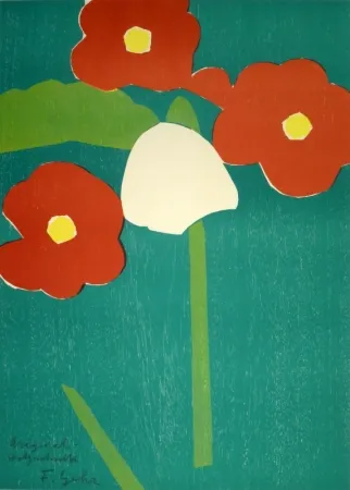 Гравюра На Дереве Gehr - Schneeglöckchen und Primeln