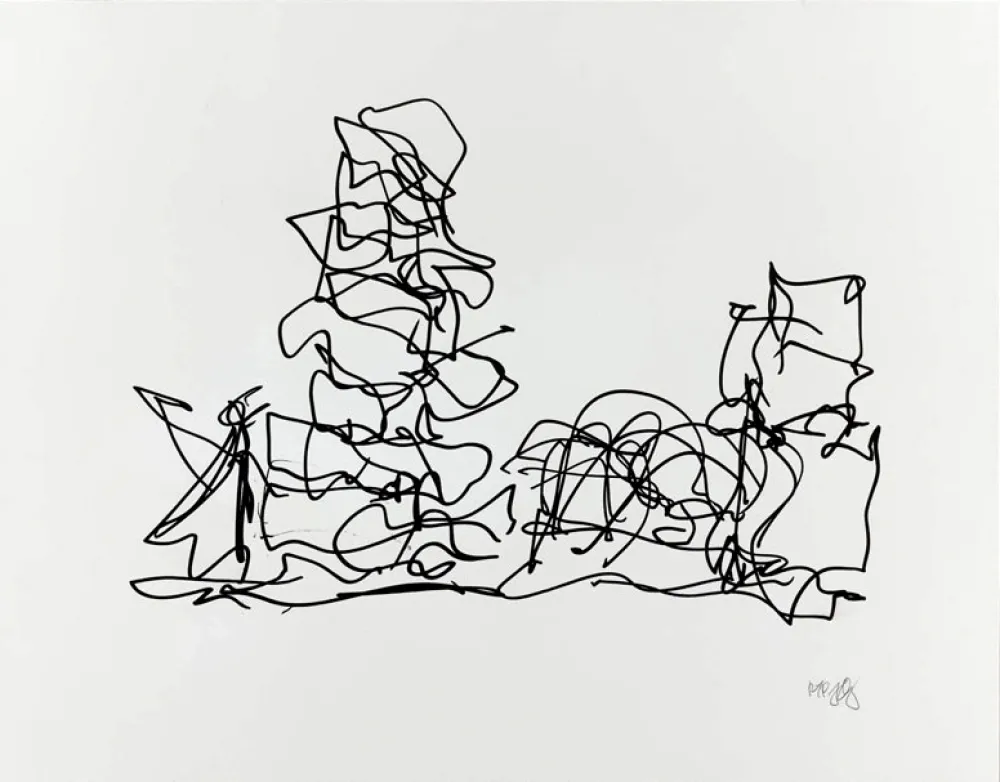 Литография Gehry - Brooklyn Atlantic Yards Masterplan