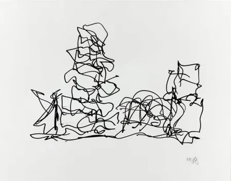 Литография Gehry - Brooklyn Atlantic Yards Masterplan