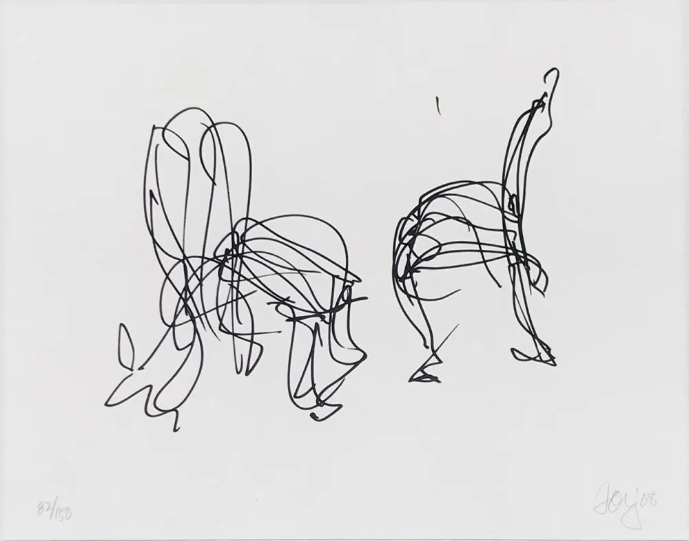 Литография Gehry - Sitonme from the Artists for Obama Portfolio