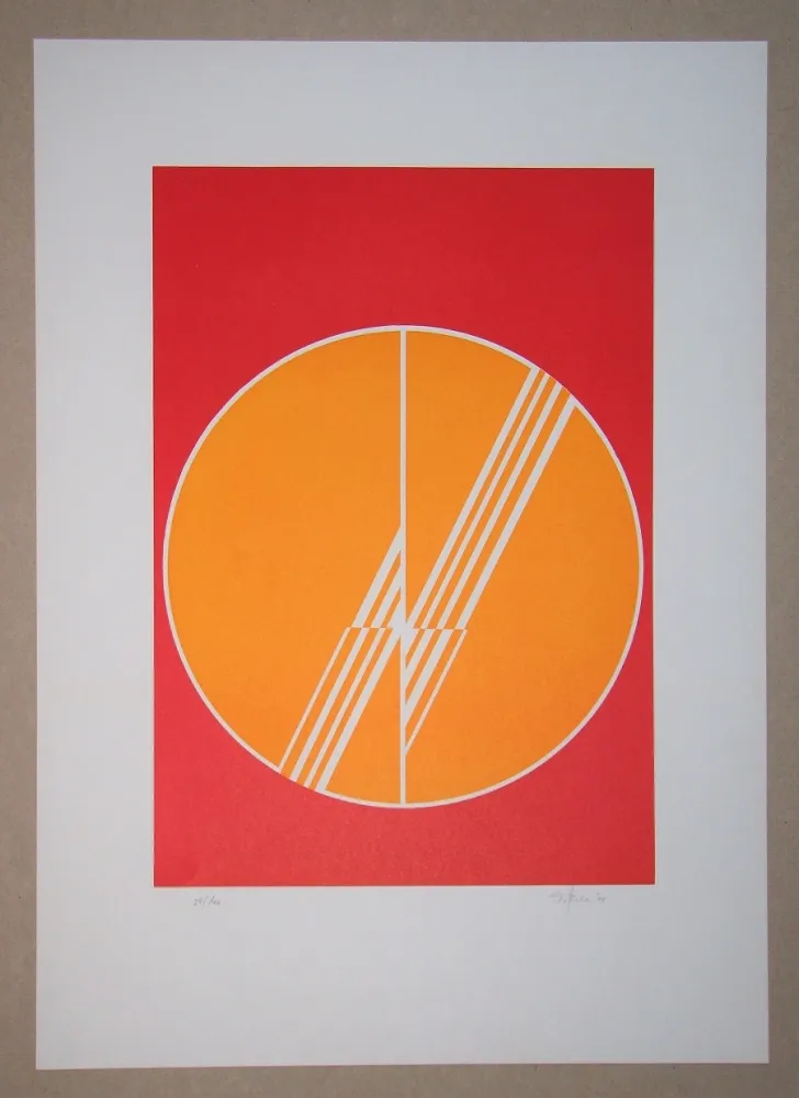 Линогравюра Geiler - Concrete-constructive Composition