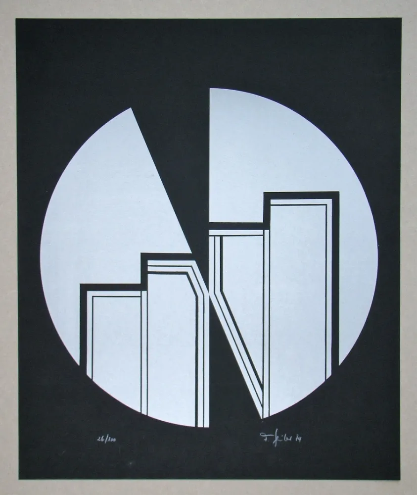 Линогравюра Geiler - Concrete-constructive Composition