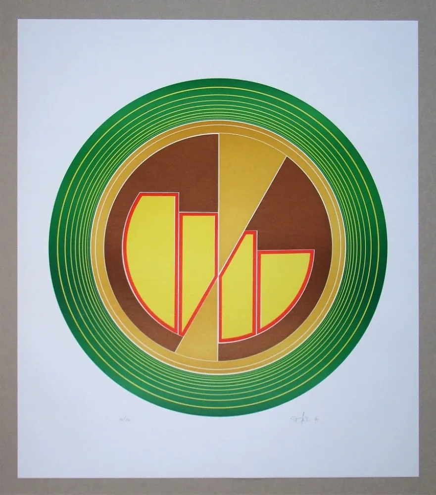 Линогравюра Geiler - Concrete-constructive Composition