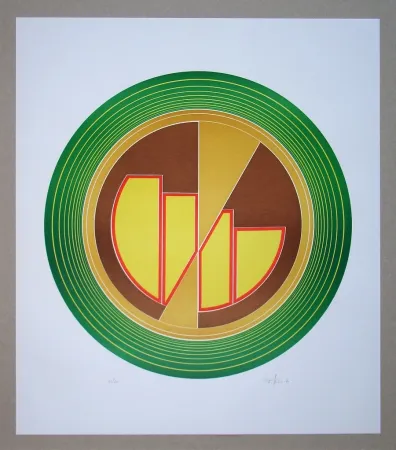 Линогравюра Geiler - Concrete-constructive Composition