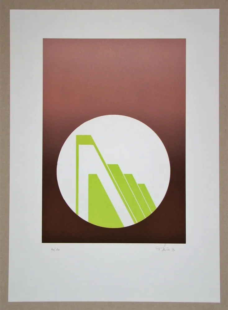 Линогравюра Geiler - Concrete-constructive Composition