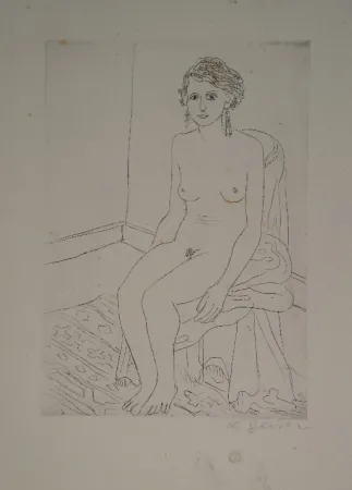 Гравюра Geiser - Sitzende