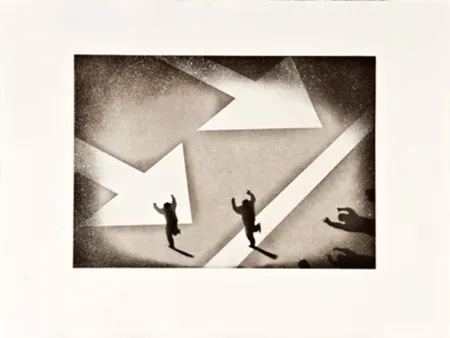 Офорт Genovés - Dirección única