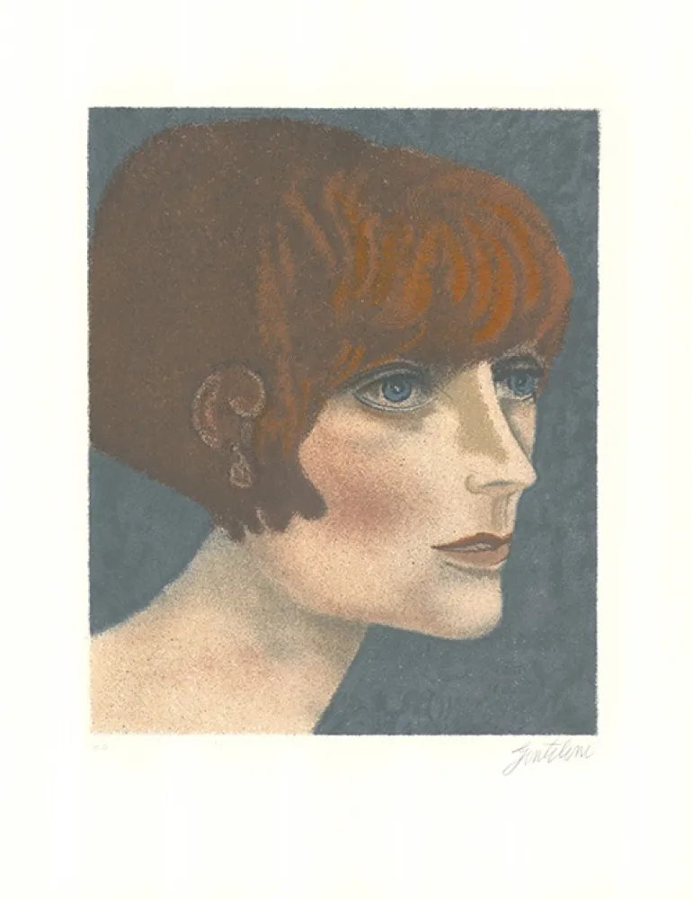 Литография Gentilini - Le ragazze di Roma V