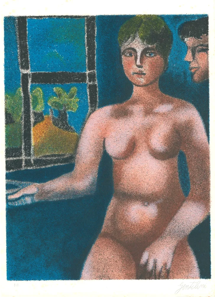 Литография Gentilini - Luisa e Ippolito