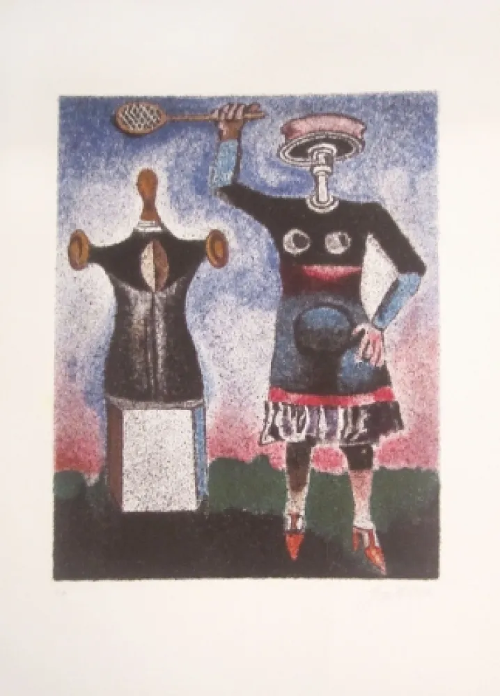 Литография Gentilini - Untitled