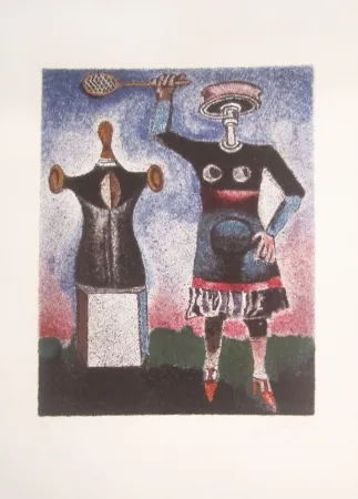 Литография Gentilini - Untitled