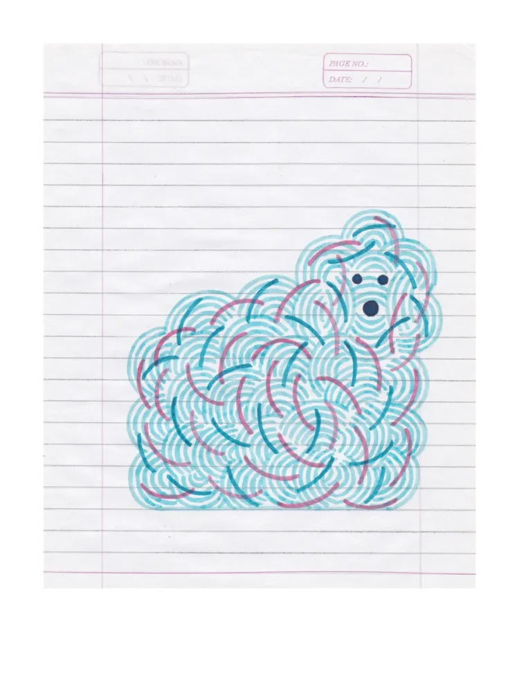 Цифровой Эстамп Gerner - Bichon cumulus