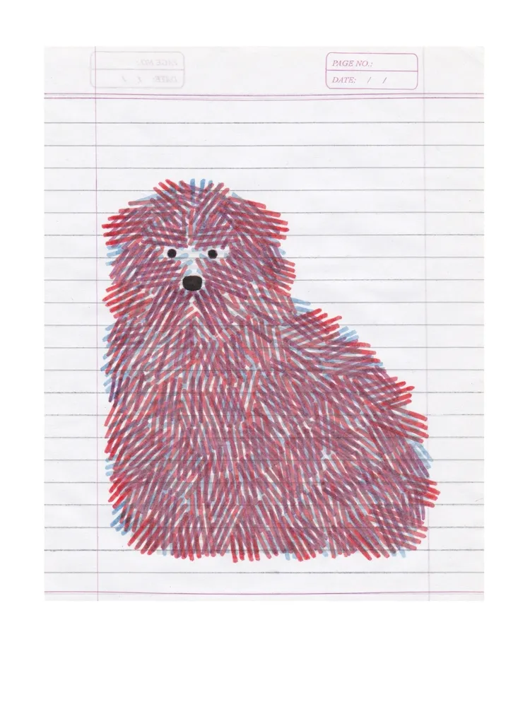 Цифровой Эстамп Gerner - Bouvier bichrome