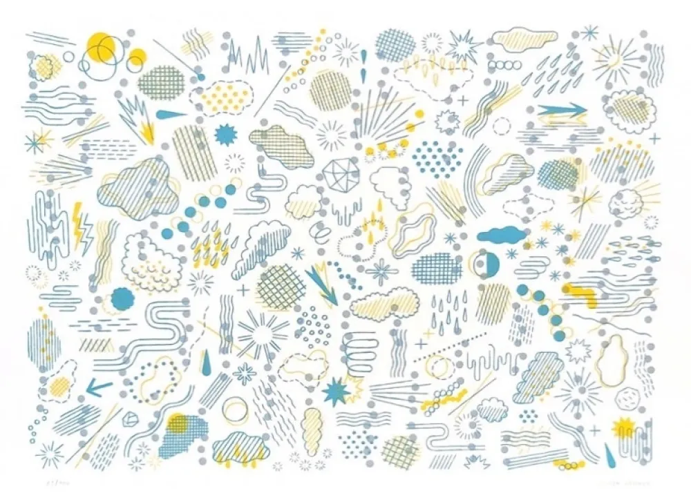 Литография Gerner - Météore