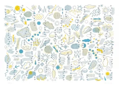 Литография Gerner - Météore