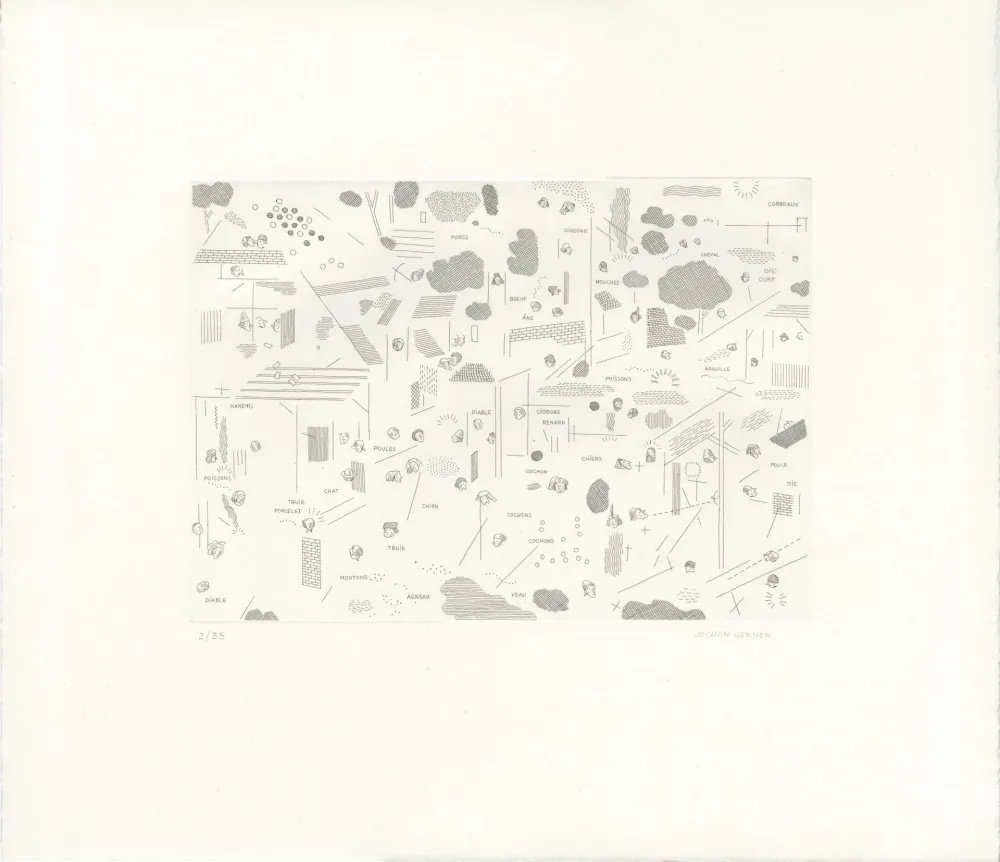 Гравюра Gerner - Spreekwoorden