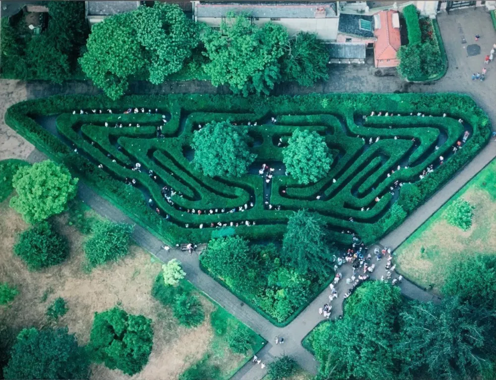 Фотографии Gerster -  Heckenlabyrinth, Hampton Court, UK, 1984. 