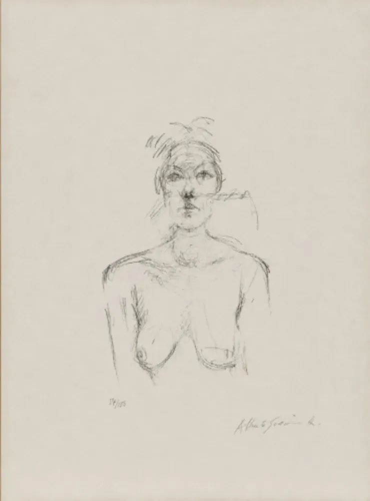 Литография Giacometti - Buste II
