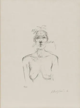 Литография Giacometti - Buste II