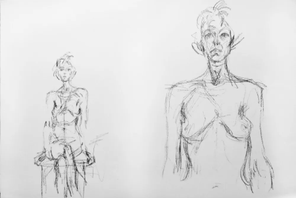 Литография Giacometti - Composition