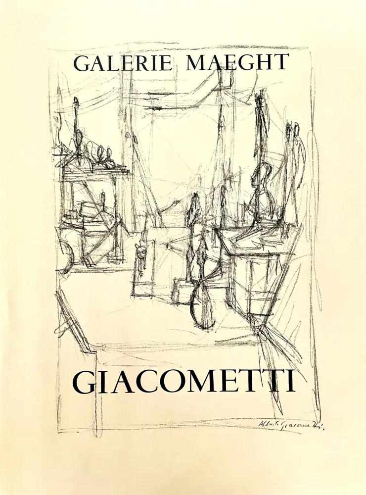 Афиша Giacometti - Galerie Maeght