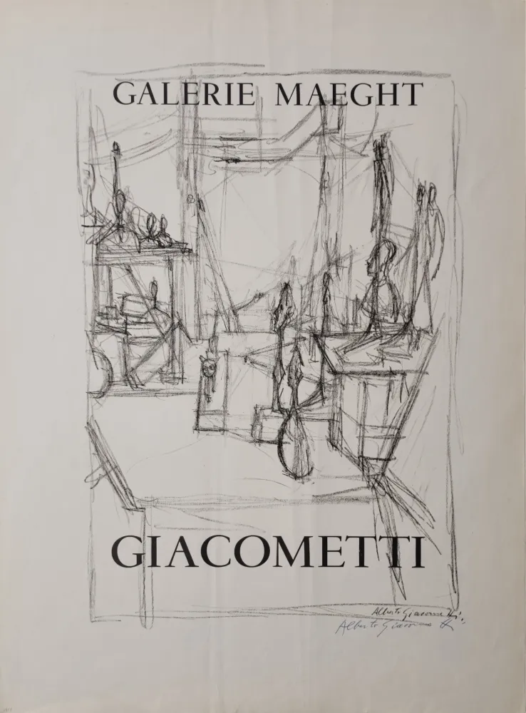 Литография Giacometti -  