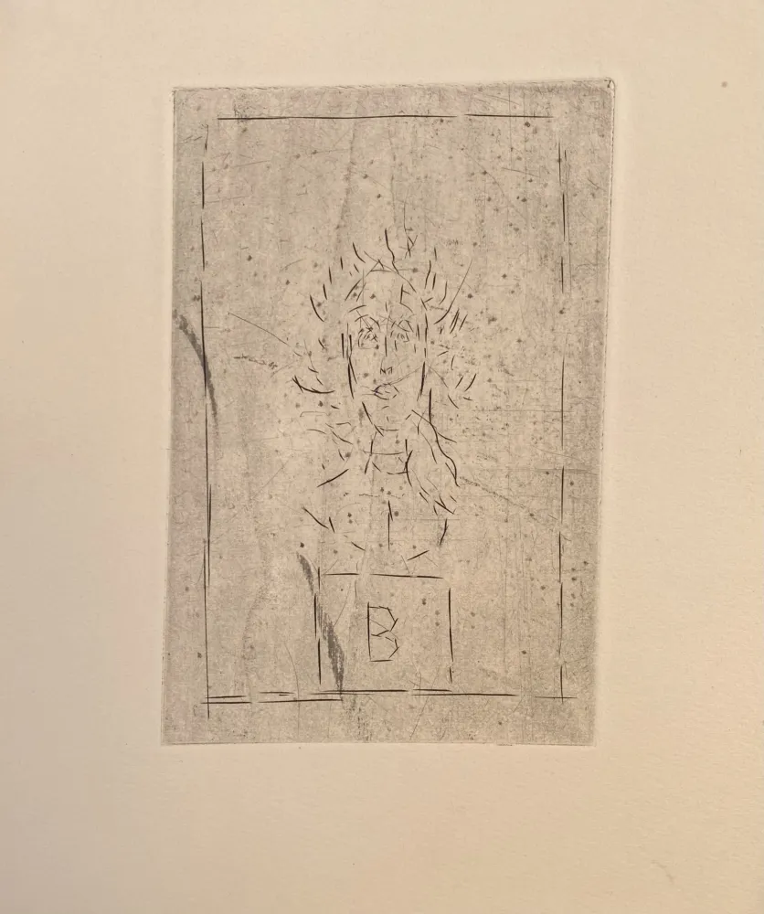 Гравюра Giacometti - Histoire de rats B II