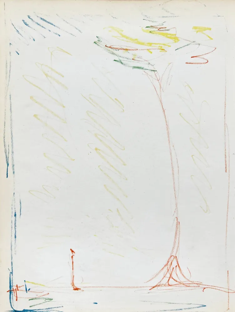 Литография Giacometti - La Rue & L'Arbre