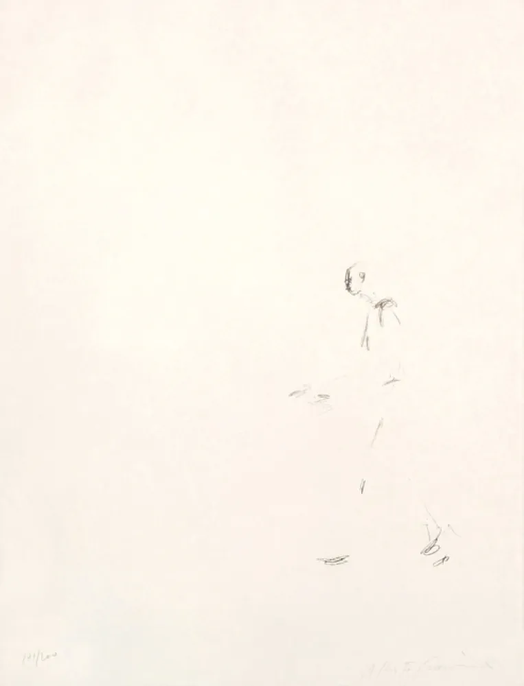 Литография Giacometti - L'Homme qui marche