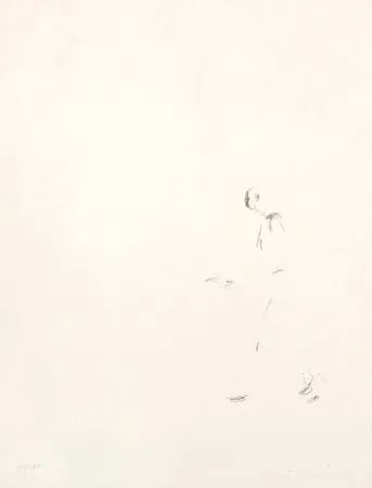 Литография Giacometti - L'Homme qui marche