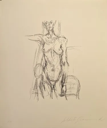 Литография Giacometti - Nue - Lust 161 signed