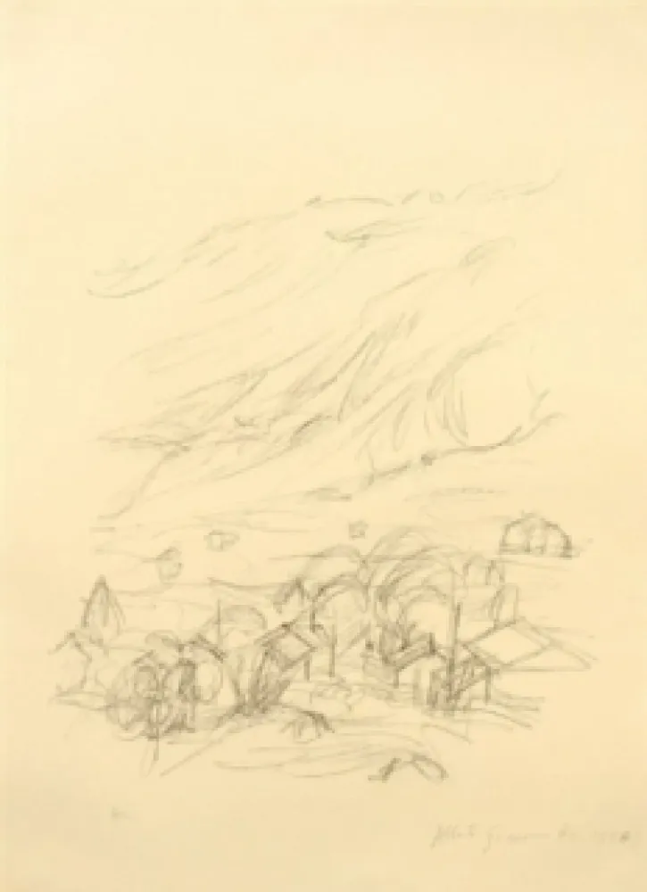 Литография Giacometti - Stampa