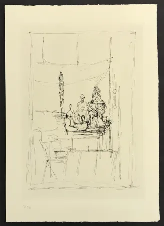 Гравюра Giacometti - Studio from La Magie Quotidienne