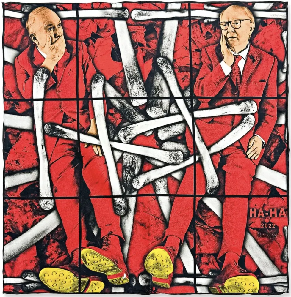 Многоэкземплярное Произведение Gilbert & George - HAHA