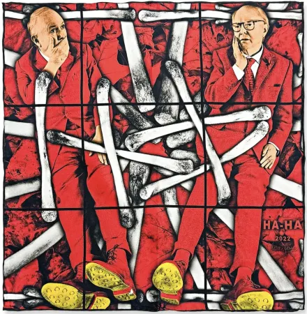 Многоэкземплярное Произведение Gilbert & George - HAHA