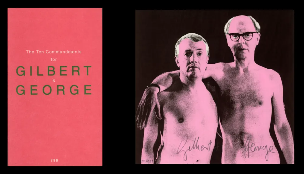 Иллюстрированная Книга Gilbert & George - L'art en écrit
