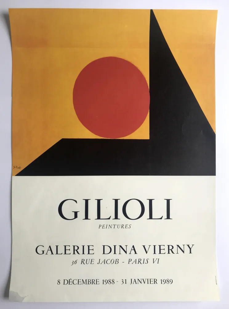 Афиша Gilioli - Galerie Dina Vierny